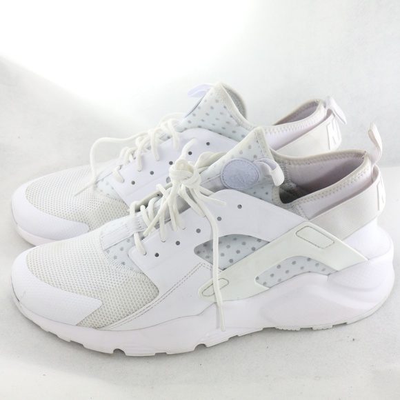 SOLD!!! NIKE Air Huarache Run Ultra 'Triple White - Picture 4 of 8